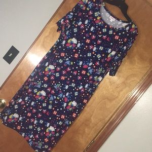 2X Multicolored Julia LuLaRoe Dress